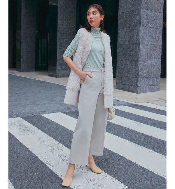 23区「【CLASSY.2月号掲載/洗える】TRストレッチギャバ ワイドパンツ」|その他|