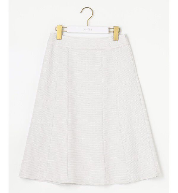 ANY SIS「【セットアップ対応】リップルボーダー フレア スカート」|スカート|