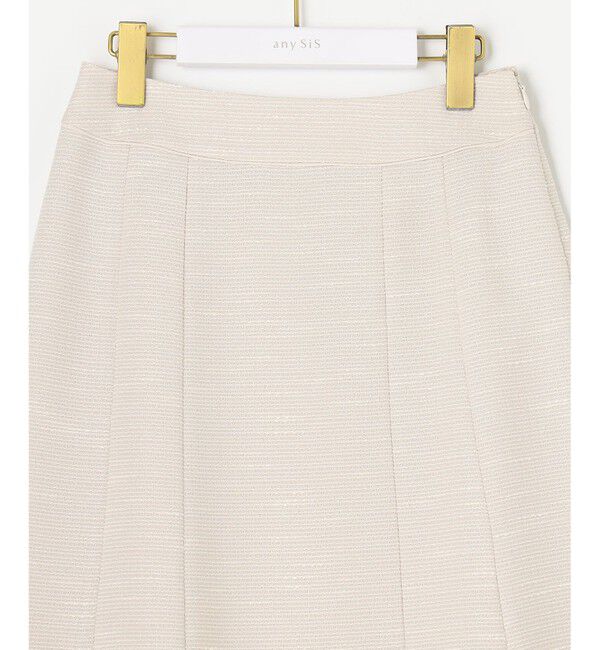 ANY SIS「【セットアップ対応】リップルボーダー フレア スカート」|スカート|