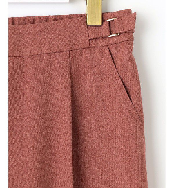 ANY SIS「【洗える】サイドバックルタックテーパード パンツ」|その他|