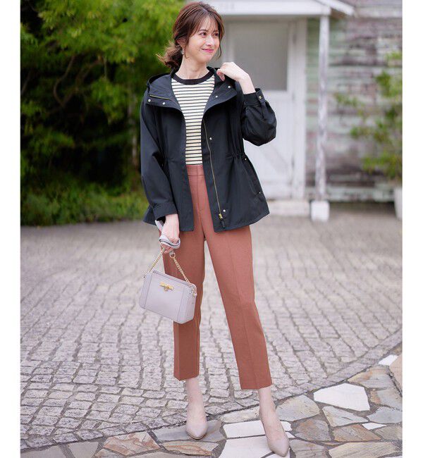 ANY SIS「【洗える】サイドバックルタックテーパード パンツ」|その他|