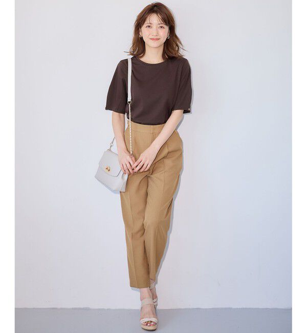 ANY SIS「【洗える】サイドバックルタックテーパード パンツ」|その他|