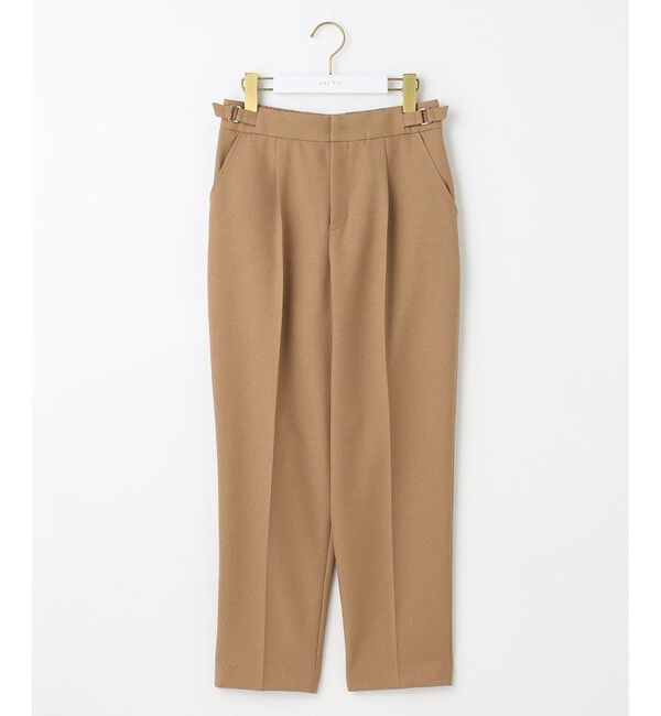 ANY SIS「【洗える】サイドバックルタックテーパード パンツ」|その他|