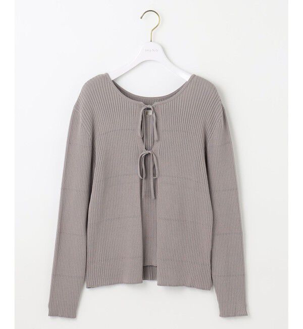 any SiS「【2SET】リボンカーデツイン ニット」|ニット・セーター|