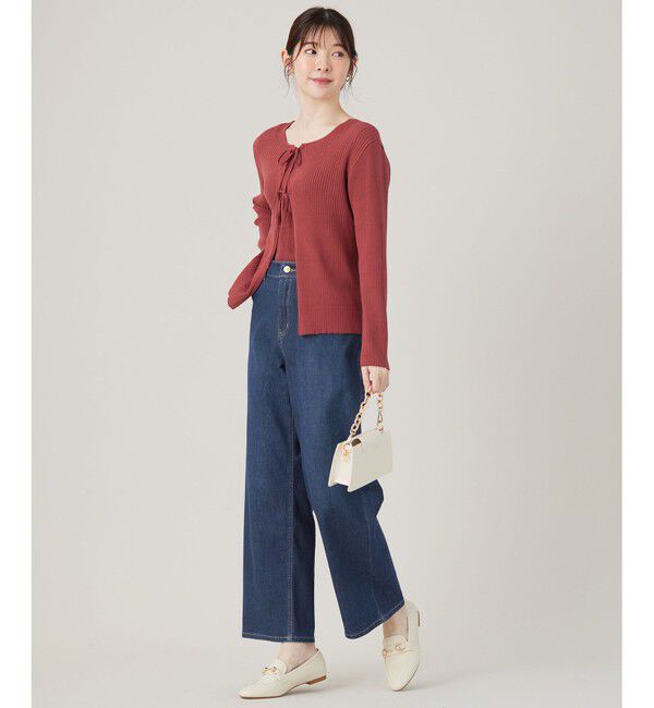 any SiS「【2SET】リボンカーデツイン ニット」|ニット・セーター|