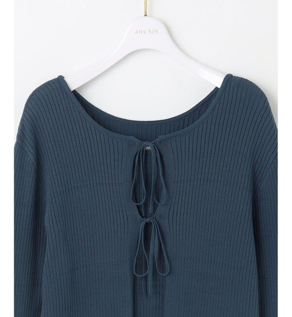 any SiS「【2SET】リボンカーデツイン ニット」|ニット・セーター|
