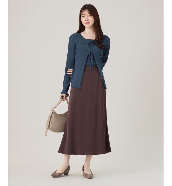 any SiS「【2SET】リボンカーデツイン ニット」|ニット・セーター|