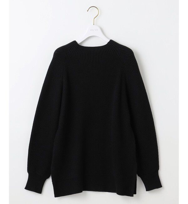 ANY SIS「【洗える・セットアップ可】アンチピリング変形畔 ボトルネック ニット」|ニット・セーター|