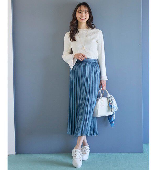 ANY SIS「【洗える】シアーディテール ニット」|ニット・セーター|