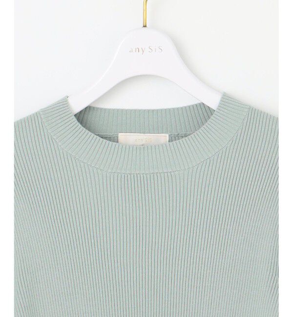 ANY SIS「【洗える】シアーディテール ニット」|ニット・セーター|