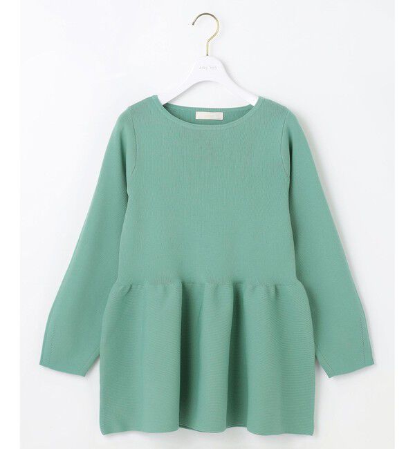 ANY SIS「【洗える】スポンディッシュペプラム ニット」|ニット・セーター|