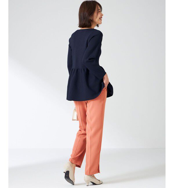 ANY SIS「【洗える】スポンディッシュペプラム ニット」|ニット・セーター|