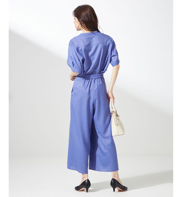 ANY SIS「【接触冷感・UVカット・速乾】スムージーポリエステルタックフレア パンツ」|その他|