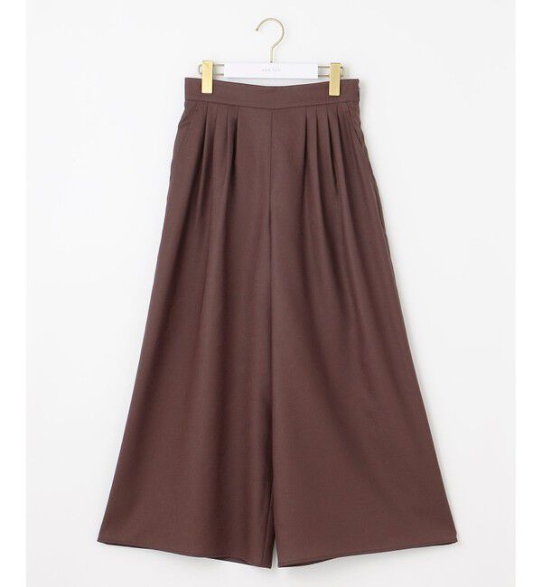 ANY SIS「【接触冷感・UVカット・速乾】スムージーポリエステルタックフレア パンツ」|その他|