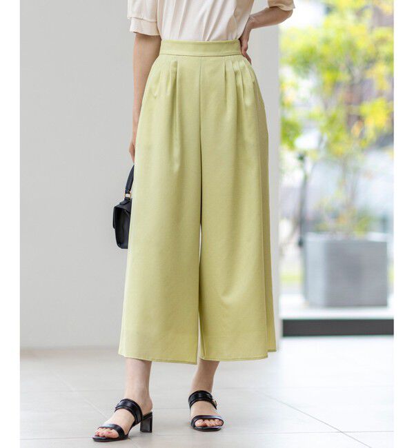 ANY SIS「【接触冷感・UVカット・速乾】スムージーポリエステルタックフレア パンツ」|その他|【WEB限定】ﾗ