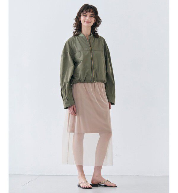 BEIGE,「【洗える】LOTUS / ライトショートブルゾン」|その他|