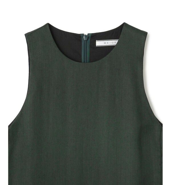 BEIGE,「【洗える】BERGAMOT / ウォッシャブルリネンアメスリロングワンピース」|ワンピース|