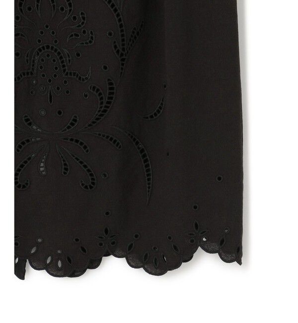 BEIGE,「【洗える】GALLERIA / コットンエンブロイダリーIラインスカート」|スカート|