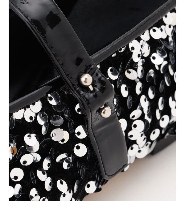 BEIGE,「【一部店舗限定】HENRI EN VARGO / MATHILDE スパンコールメリージェーン」|パンプス|