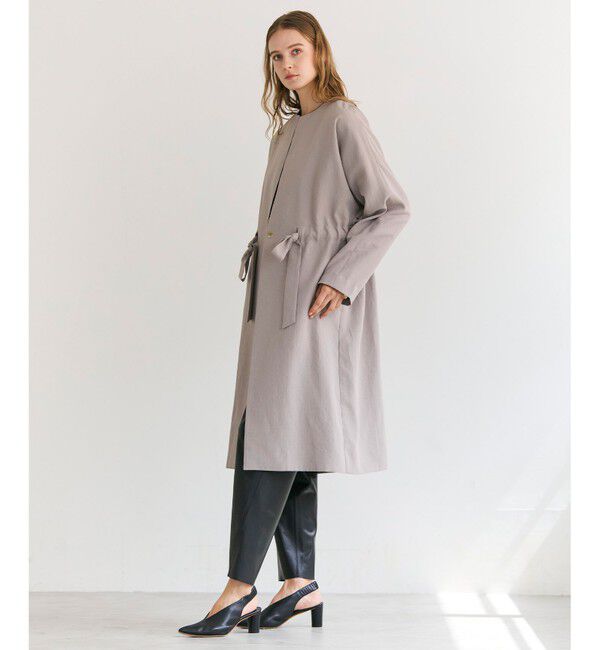 BEIGE,「PORDIC / ドロスト付きロングスプリングコート」|その他|