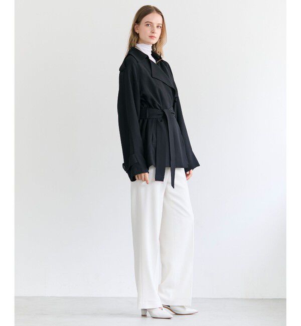 BEIGE,「VESZELYITE / ラップショートトレンチコート」|その他|