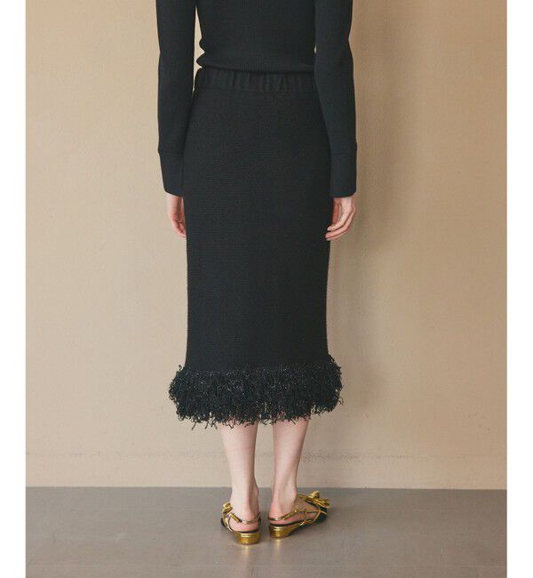 Grace Class「ラメフェザーフリンジスカート」|スカート|