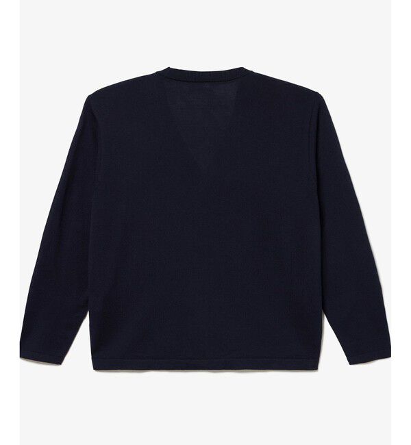 LACOSTE「UVカット 吸水速乾 COOL MAX クールマックス Vネックニットカーディガン」|カーディガン|