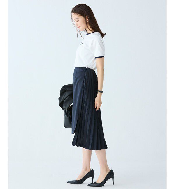 LACOSTE「前後切り替えプリーツスカート」|スカート|
