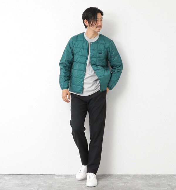 NOLLEY'S goodman「【TAION/タイオン】別注クジラ刺繍CREW NECK BUTTON DOWN JACKET」|ダウン|