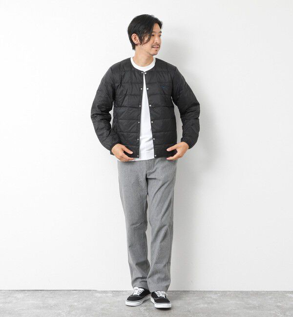 NOLLEY'S goodman「【TAION/タイオン】別注クジラ刺繍CREW NECK BUTTON DOWN JACKET」|ダウン|