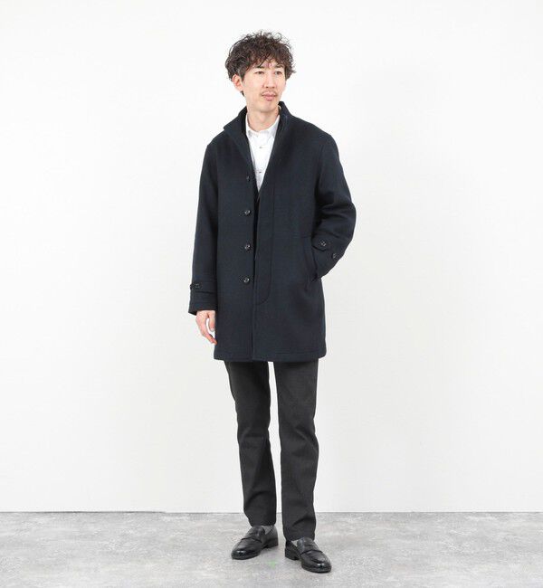 NOLLEY'S goodman「《ビジカジ対応》尾州ビーバースタンドカラーコート 25AW」|その他|