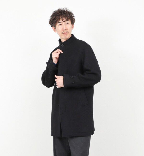 NOLLEY'S goodman「《ビジカジ対応》尾州ビーバースタンドカラーコート 25AW」|その他|