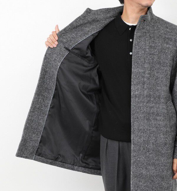 NOLLEY'S goodman「《ビジカジ対応》尾州ビーバースタンドカラーコート 25AW」|その他|