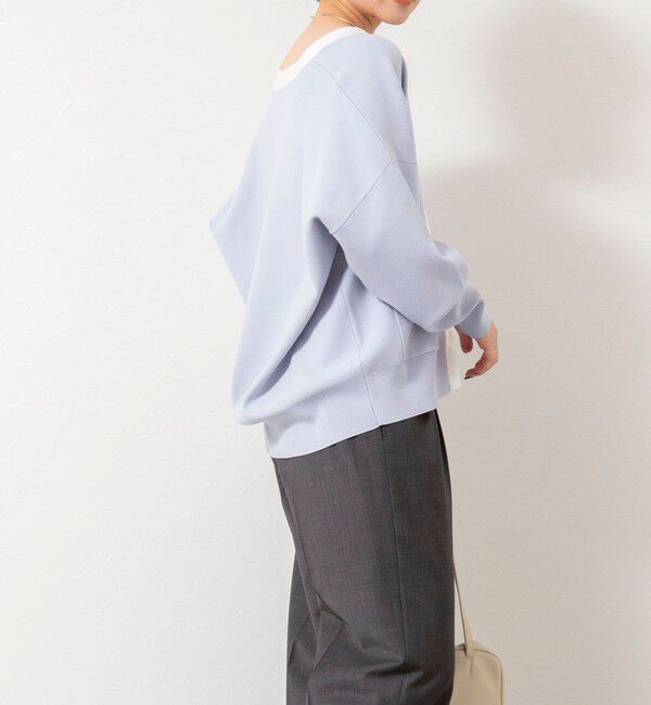 NOLLEY'S sophi「【一部WEB限定カラー】《手洗い可能》スムース編みVネックカーディガン」|カーディガン|