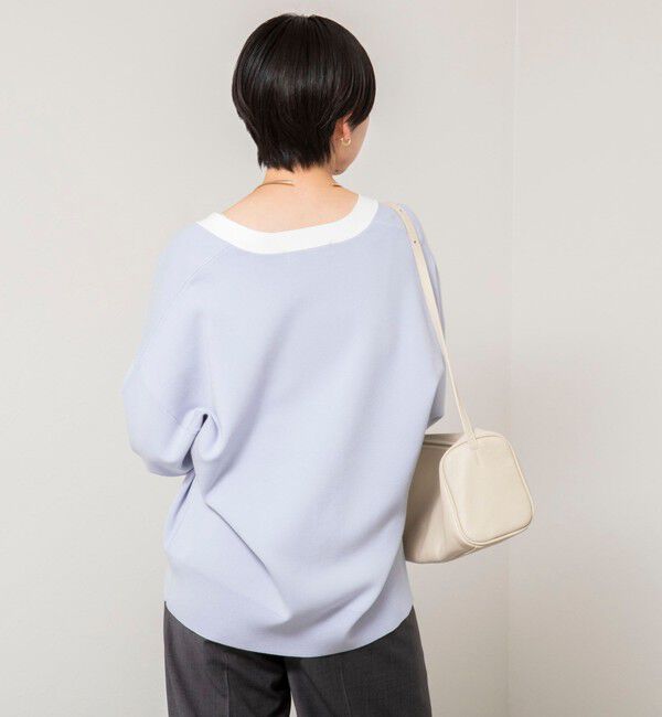 NOLLEY'S sophi「【一部WEB限定カラー】《手洗い可能》スムース編みVネックカーディガン」|カーディガン|