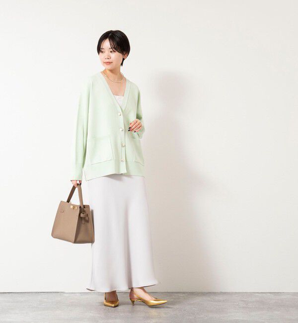 NOLLEY'S sophi「【一部WEB限定カラー】《手洗い可能》スムース編みVネックカーディガン」|カーディガン|