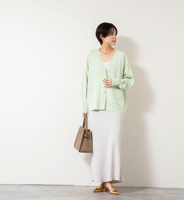 NOLLEY'S sophi「【一部WEB限定カラー】《手洗い可能》スムース編みVネックカーディガン」|カーディガン|