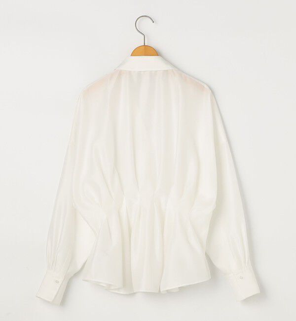 NOLLEY'S「ウォッシャブルパール釦スキッパータックブラウス」|シャツ・ブラウス|