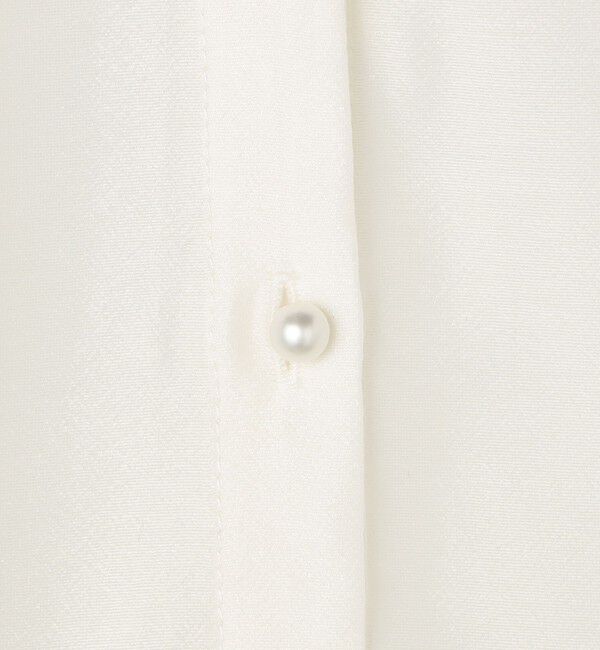 NOLLEY'S「ウォッシャブルパール釦スキッパータックブラウス」|シャツ・ブラウス|