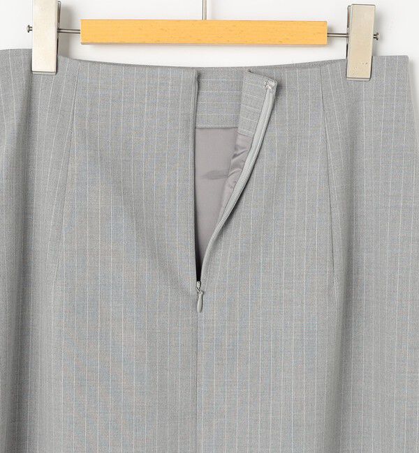 NOLLEY'S sophi「ウォッシャブルストライプドレープタイトスカート」|タイト|