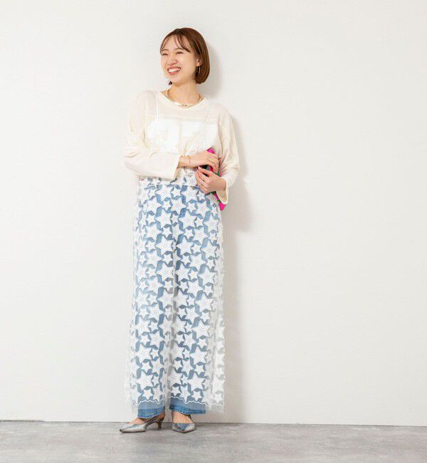 Rie Miller「45th limited editionウォッシャブルスターフリンジキャミワンピース」|ワンピース|