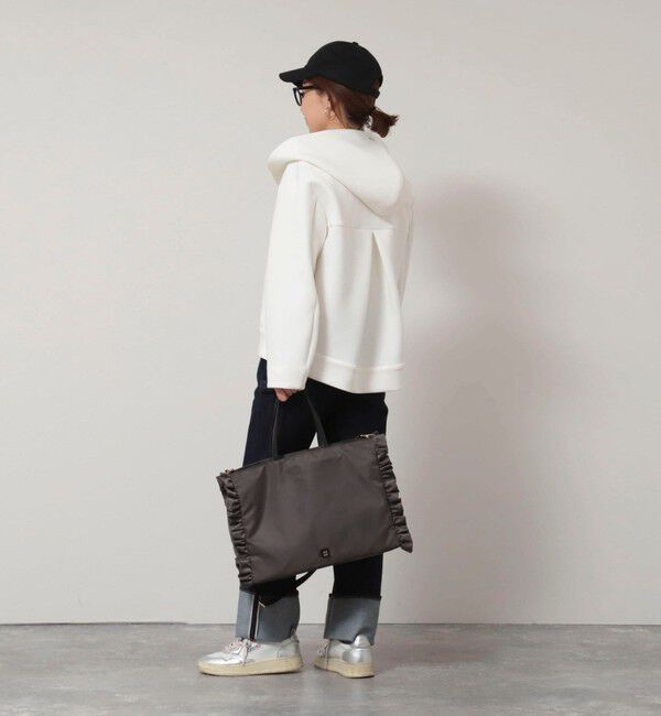 NOLLEY'S「【nolnol/ノルノル】ナイロンフリルトートバッグ」|トートバッグ|