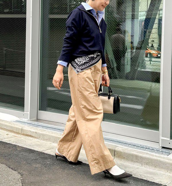 NOLLEY'S「【一部WEB限定サイズ】ウォッシャブル撥水ワイドラップパンツ」|その他|