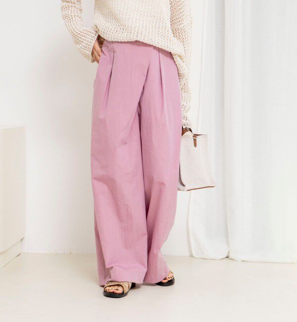 NOLLEY'S「【一部WEB限定サイズ】ウォッシャブル撥水ワイドラップパンツ」|その他|