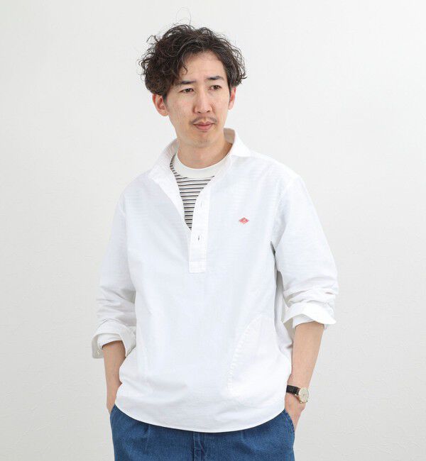 NOLLEY'S goodman「【DANTON/ダントン】DT-B0282SOX ROUND COLLAR P.O SHIRT LS 26SS」|シャツ・ブラウス|