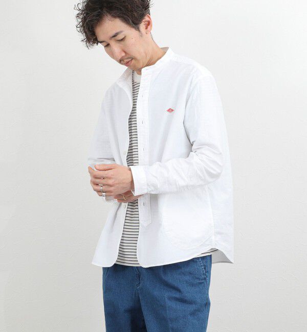 NOLLEY'S goodman「【DANTON/ダントン】DT-B0280SOX BAND COLLAR SHIRT LS 26SS」|シャツ・ブラウス|