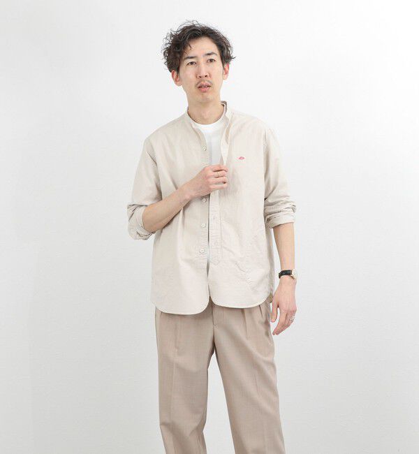 NOLLEY'S goodman「【DANTON/ダントン】DT-B0280SOX BAND COLLAR SHIRT LS 26SS」|シャツ・ブラウス|