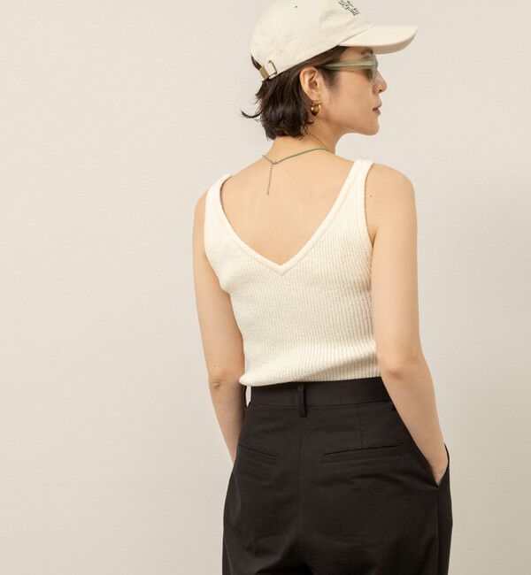 MAQWEL「《手洗い可能》ブークレタンクトップ」|タンクトップ|