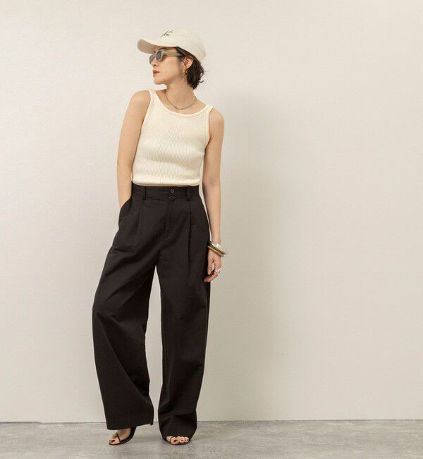 MAQWEL「《手洗い可能》ブークレタンクトップ」|タンクトップ|