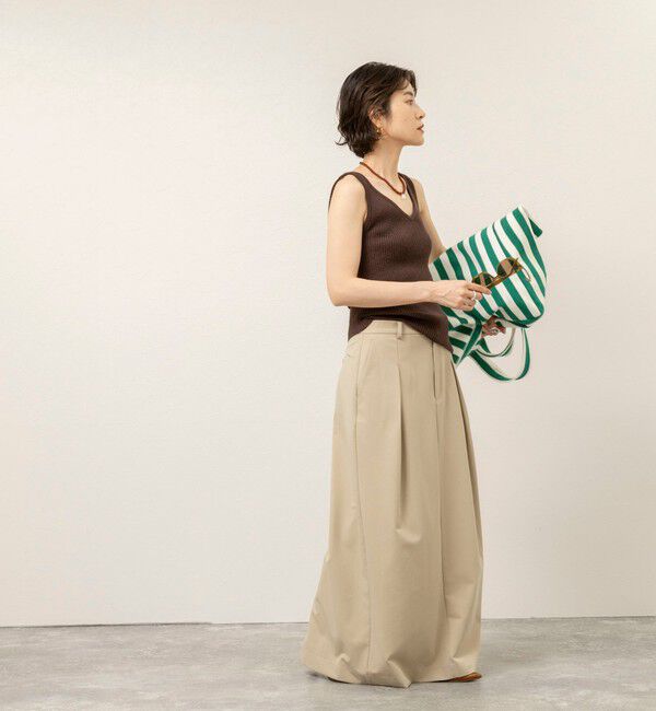 MAQWEL「《手洗い可能》ブークレタンクトップ」|タンクトップ|